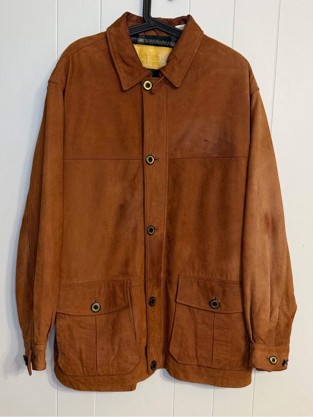 vintage Timberland Weathergear nubuck leather barn coat (chore jacket) Size M